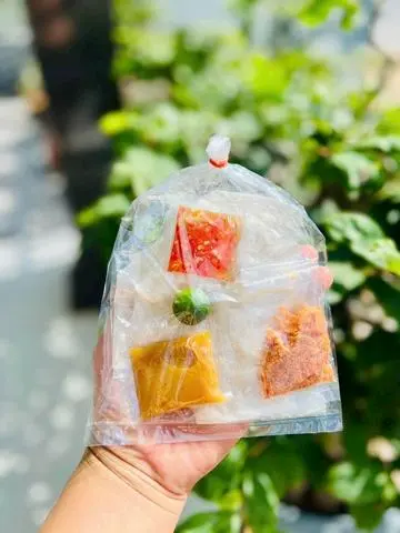 Hình ảnh Bánh tráng vò muối béo