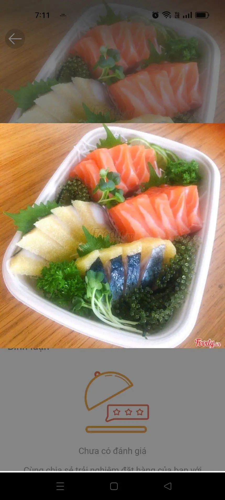 Hình ảnh Combo Sashimi C2_( 10 Cá Hồi tươi,10 Cá Trích ép trứng)