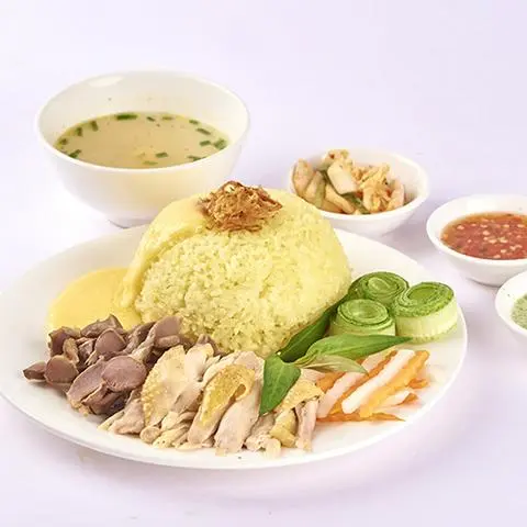 Hình ảnh Cơm gà ta xé lòng