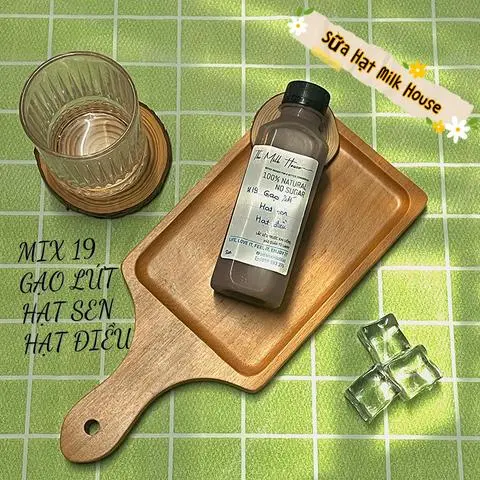Hình ảnh Sữa Gạo Lứt + Hạt Sen + Hạt Điều M19