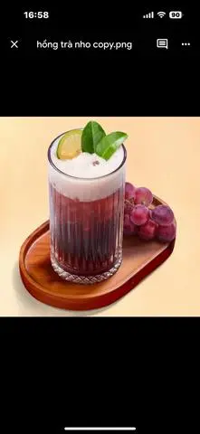 Hình ảnh Hồng Trà Nho