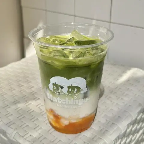 Hình ảnh Matcha Latte Đào