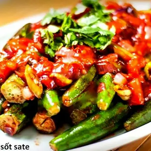Hình ảnh Đậu bắp sốt sate