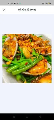 Hình ảnh Mì Xào Sò Lông nhung