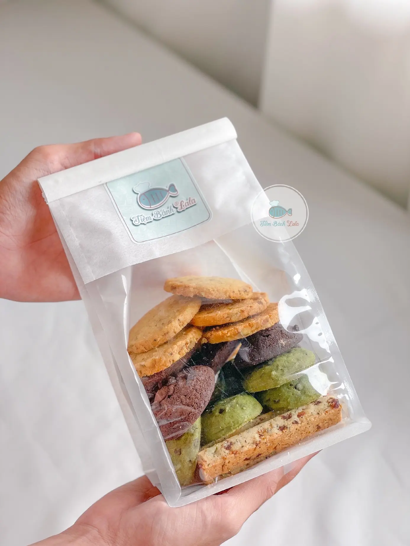 Hình ảnh Túi cookie mix 4 vị (300g)
