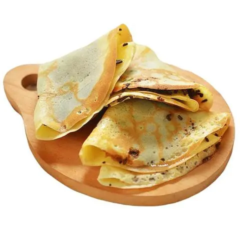 Hình ảnh Crepes Phô Mai Kéo Sợi + Xốt Sữa