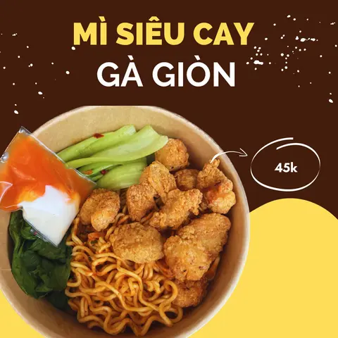 Hình ảnh Mì trộn gà giòn