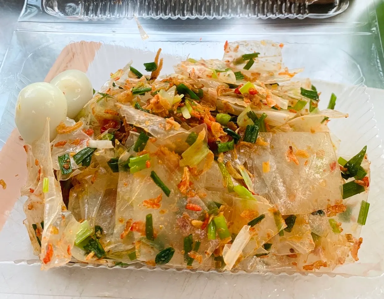 Hình ảnh Bánh tráng mỡ hành ruốc