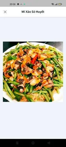 Hình ảnh Mì Xào Sò Huyết