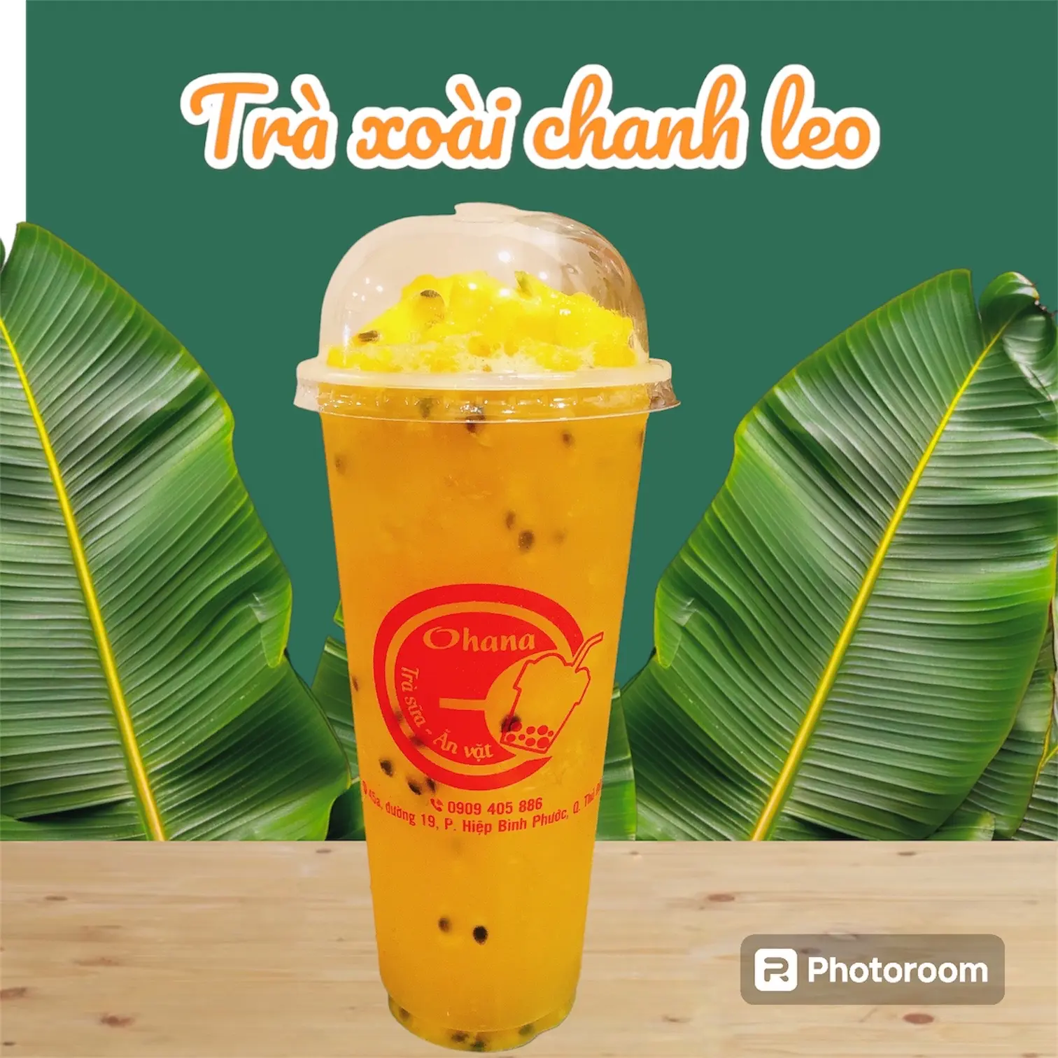 Hình ảnh Trà Xoài Chanh Dây