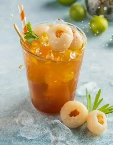 Hình ảnh Trà Vải Bạc Hà