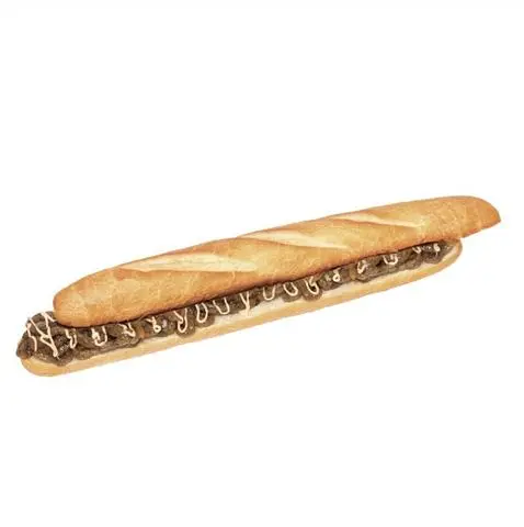 Hình ảnh Bánh mì que Nấm Chay