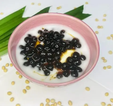 Hình ảnh Tàu hũ trân châu đường đen