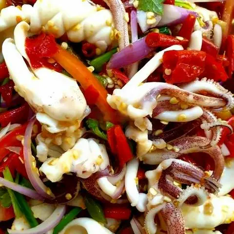 Hình ảnh Mực trộn Pattaya