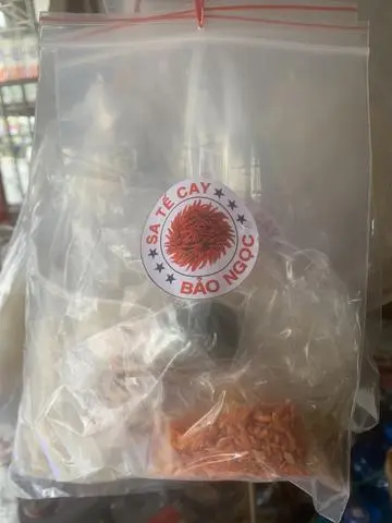 Hình ảnh Bánh tráng sa tế cay