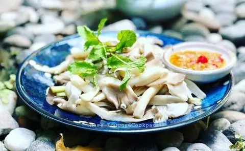 Hình ảnh nấm hấp sả 