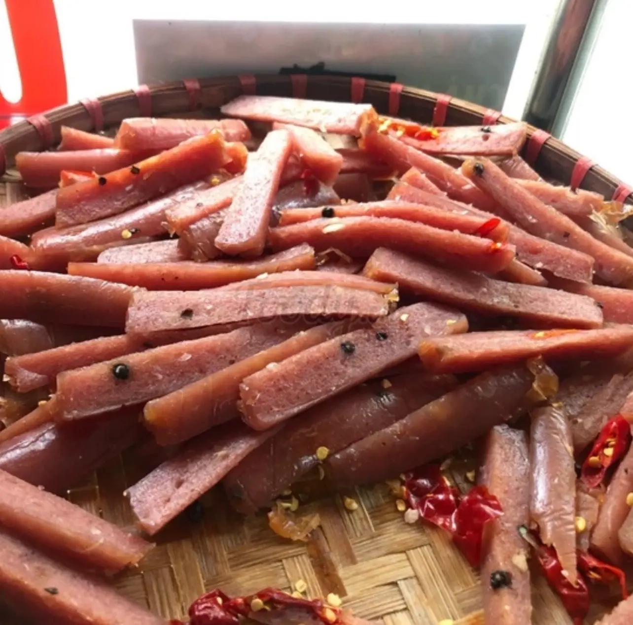 Hình ảnh Bún nem chua mix hồ lô nướng