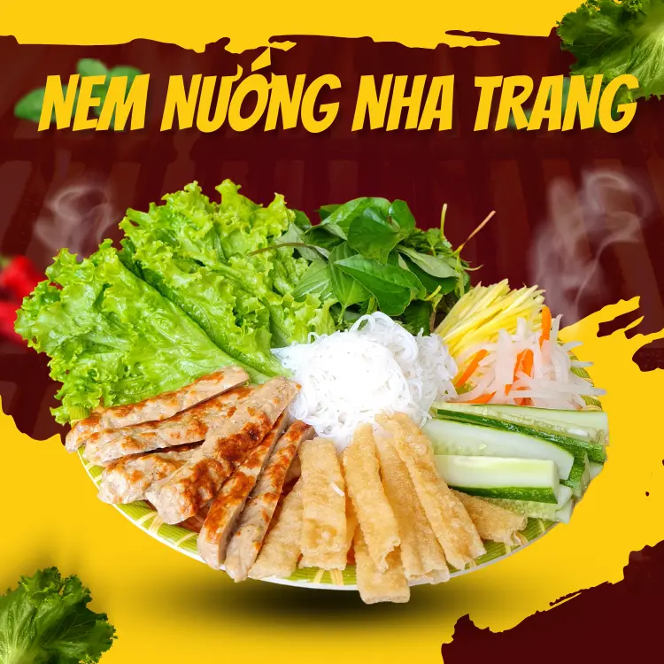 Hình ảnh Set Nem Nướng Lụi 1 người ăn
