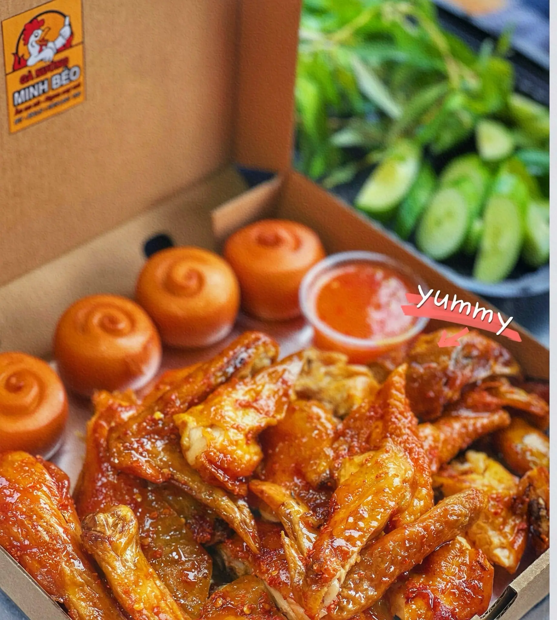 Hình ảnh Gà nướng bánh bao