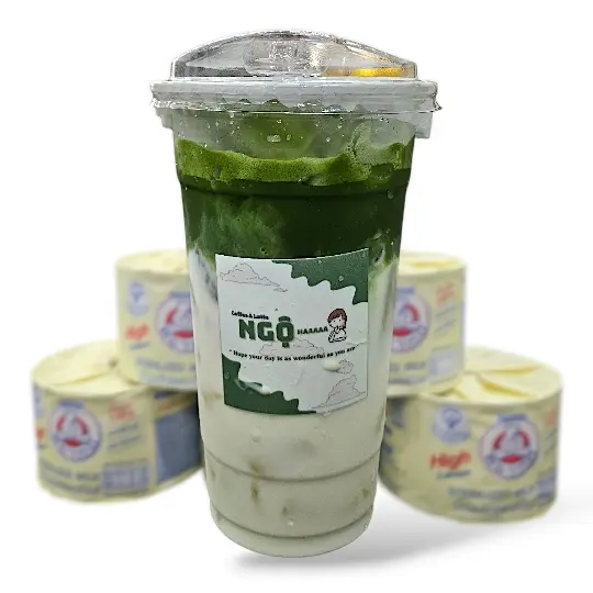 Hình ảnh Matcha Latte sữa gấu