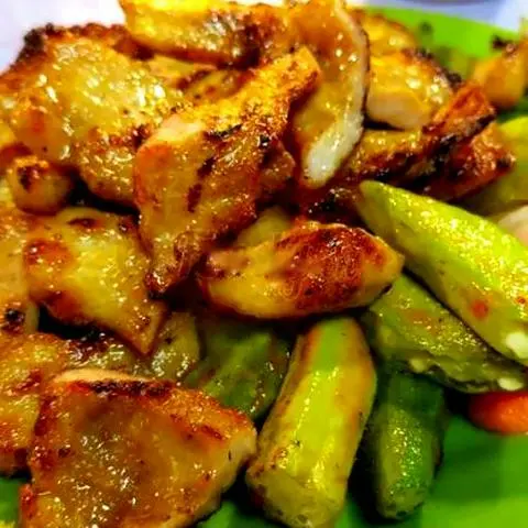 Hình ảnh Vú heo nướng