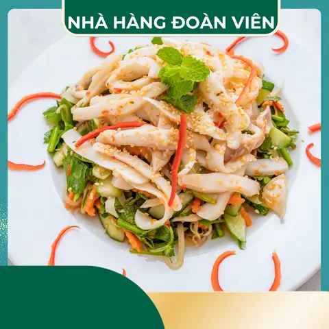 Hình ảnh Gỏi mực chua cay