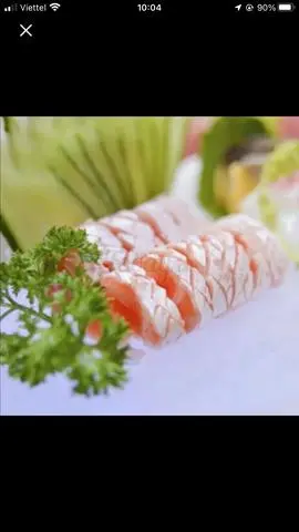 Hình ảnh sashimi bụng cá hồi  10pcs