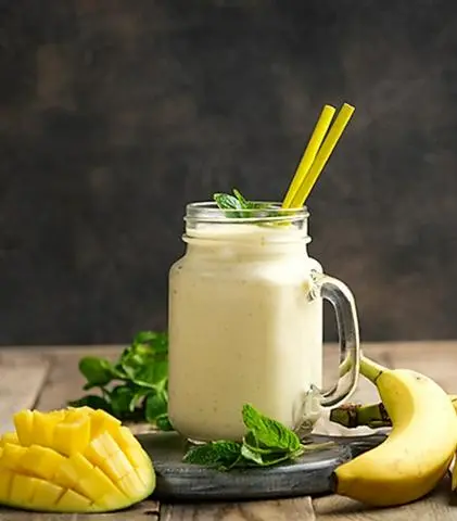 Hình ảnh Sinh tố xoài mix chuối