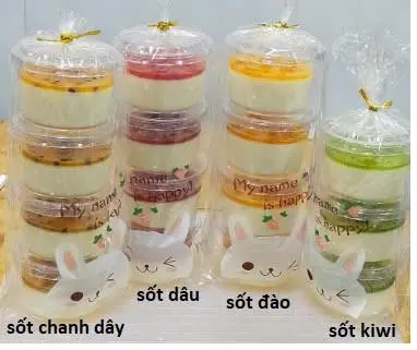Hình ảnh Combo 6 panna cotta và 1 flan