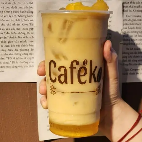 Hình ảnh Oolong latte đào