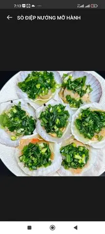 Hình ảnh SÒ ĐIỆP NƯỚNG MỠ HÀNH