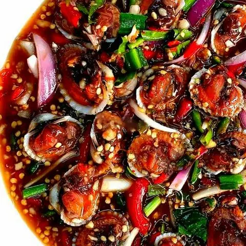 Hình ảnh Sò huyết trộn pattaya