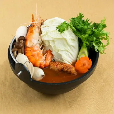 Hình ảnh Lẩu kim chi chige hải sản 1 người
