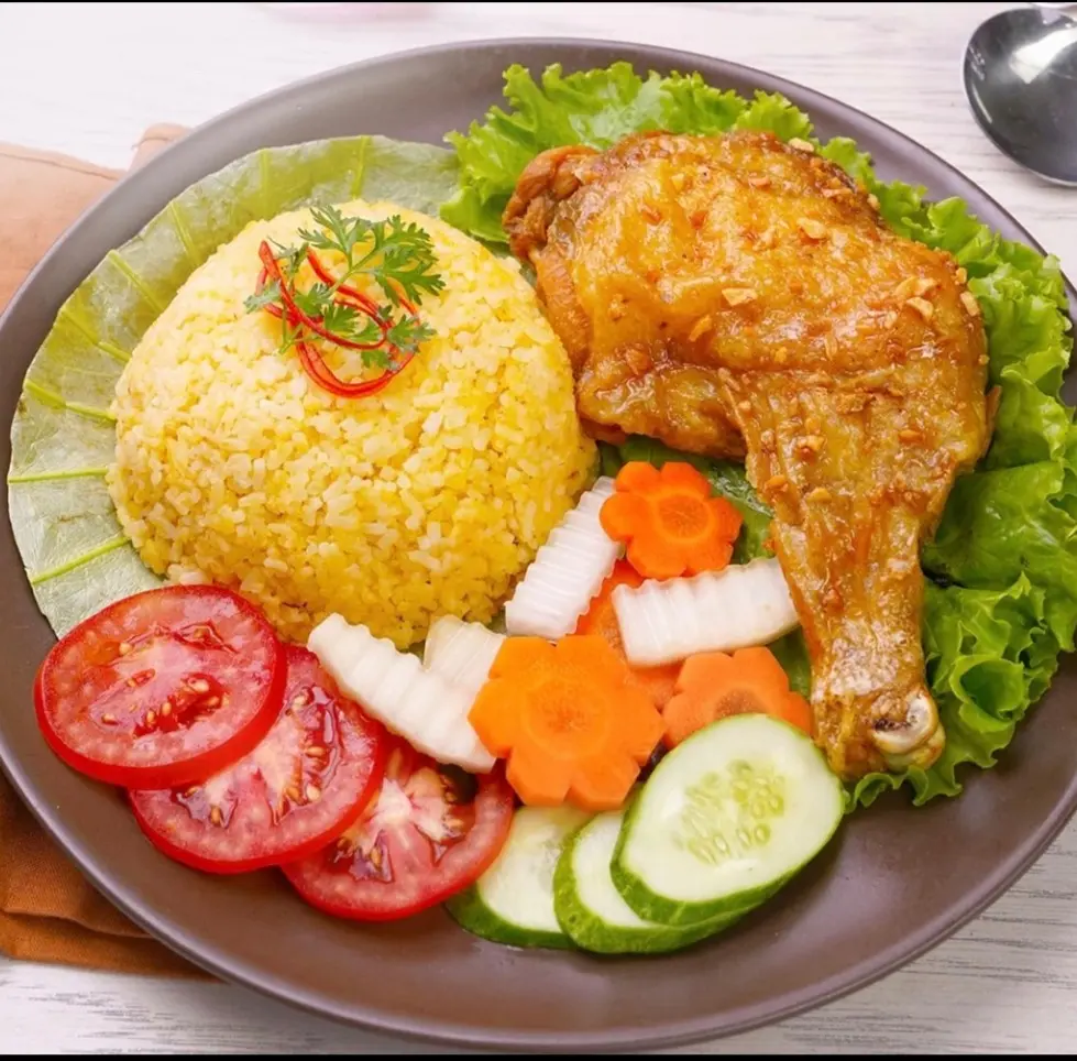 Hình ảnh Cơm Gà Xối Mỡ ( Sz Trung )