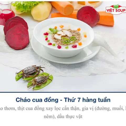Hình ảnh cháo cua đồng 