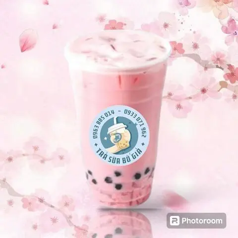 Hình ảnh Trà sữa hoa anh đào