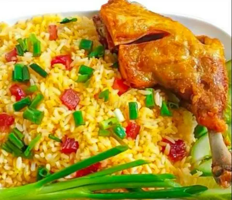 Hình ảnh cơm châu đùi nhỏ 