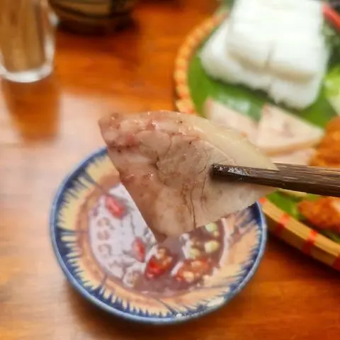Hình ảnh Bún đậu thịt luộc chân giò