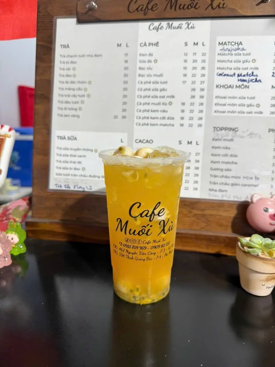 Hình ảnh Trà Măng Cụt Chanh Dây