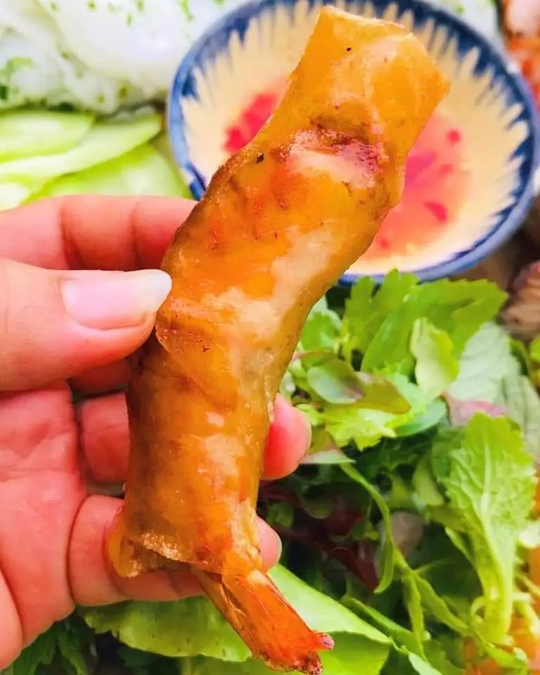 Hình ảnh chả ram tôm đất Bình Định size đại chiên sẵn 500g tầm 20 cuốn 