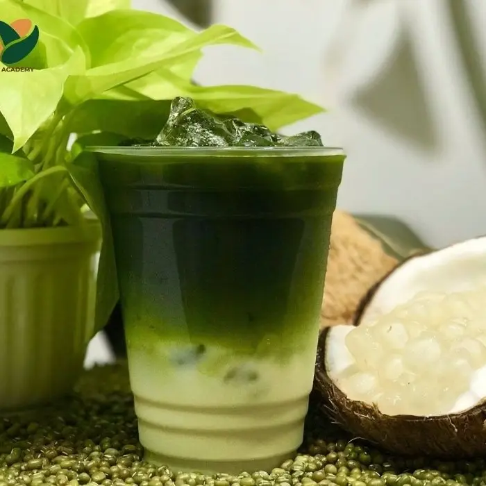Hình ảnh Rau Má Đậu Xanh Sữa - Ly Khổng Lồ