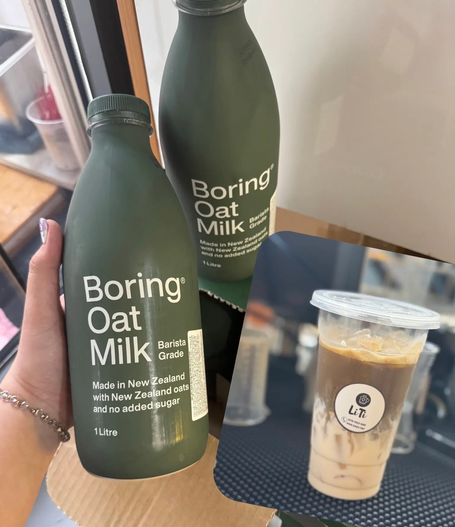 Hình ảnh Cacao Boring OatMilk- Ly 700ml