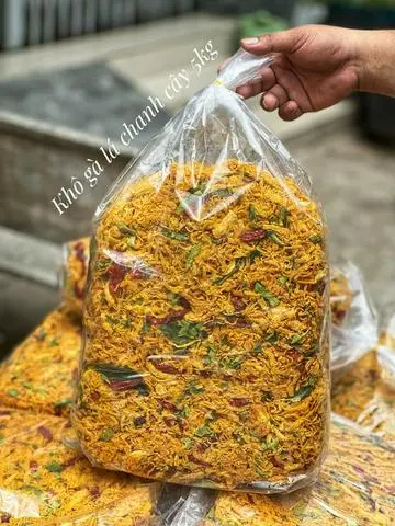 Hình ảnh Khô gà lá chanh 