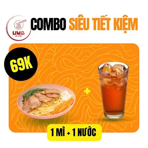 Hình ảnh [Siêu Tiết Kiệm] Combo Đơn Uwa - 1 Mì + 1 Nước Cực Đỉnh!
