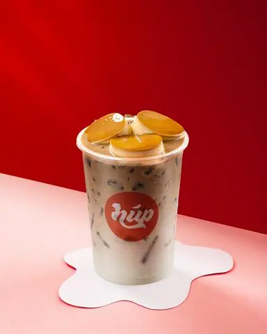 Hình ảnh Cà Phê Sữa Tươi SIÊU Bánh Flan - Ly 1 Lít