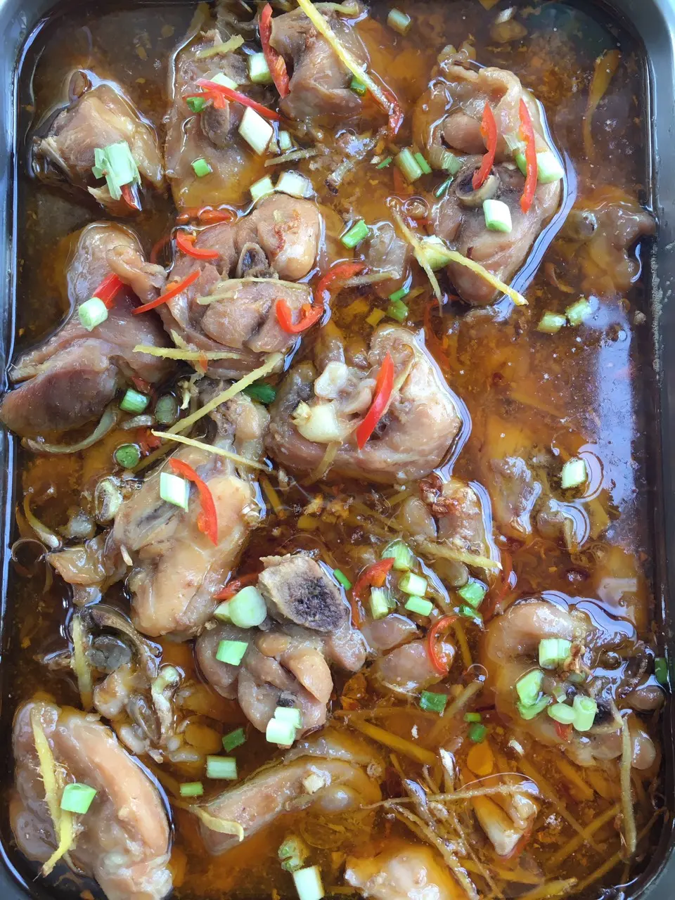 Hình ảnh gà kho gừng