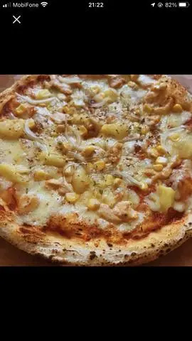Hình ảnh Pizaa gà sốt BBQ ngọt 