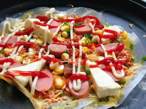Hình ảnh BÁNH TRÁNG NƯỚNG THẬP CẨM + PHÔ MAI