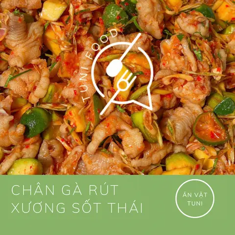 Hình ảnh Chân Gà Rút Xương Sốt Thái