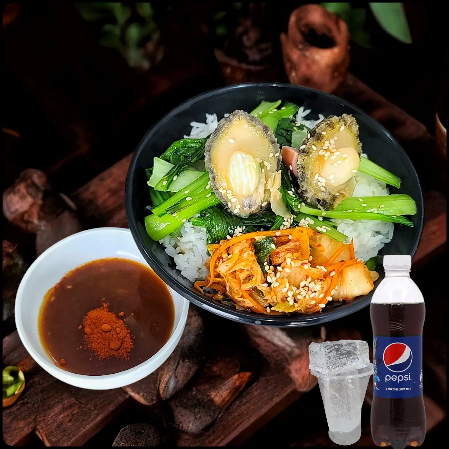 Hình ảnh Cơm trộn Bào ngư kim chi